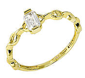 Prstene - Zlatý prsteň - 16546613_