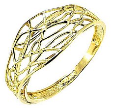 Prstene - Zlatý prsteň Glare 512 - 16546641_