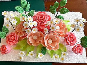 Iné doplnky - Kvety na tortu. - 16549613_