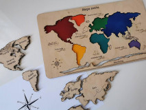 Hračky - Mapa sveta - 16549991_