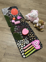 Hračky - Senzomotorický koberec V záhradke princeznej - 16550030_