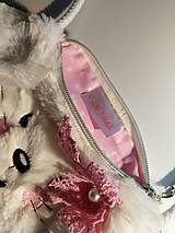 Detské tašky - Plyšová kabelka zajačik - 16552517_