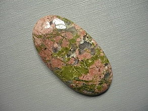 Minerály - Kabošon - unakit 41 mm, č.1f - 16550834_