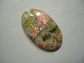 Minerály - Kabošon - unakit 36 mm, č.6f - 16550839_