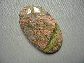 Minerály - Kabošon - unakit 37 mm, č.9f - 16550841_