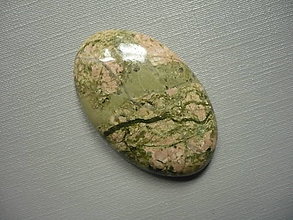 Minerály - Kabošon - unakit 35 mm, č.10f - 16550844_