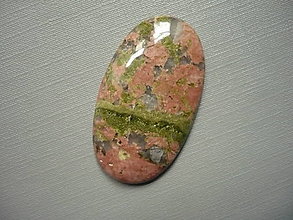 Minerály - Kabošon - unakit 36 mm, č.11f - 16550852_
