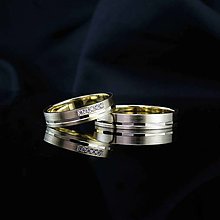 Prstene - svadobné obrúčky Abby - 16552478_
