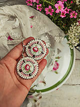 Náušnice - Madaba  earrings n.14 - vyšívané náušnice - 16553539_