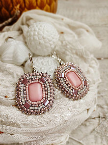 Náušnice - Madaba  earrings - vyšívané náušnice - 16552824_