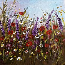 Obrazy - Kolekcia jemných kvetov - Farebny svet - 16553954_