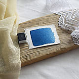 Farby-laky - Akvarelová farba - Morská modrá - 16554964_