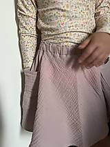 Detské oblečenie - Dievčenská sukňa - 16554445_