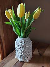 Dekorácie - Macramé váza natural - 16555274_