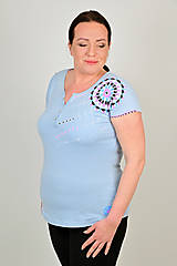 Topy, tričká, tielka - JoanesS ručně malované triko s krátkým rukávem - 16552910_
