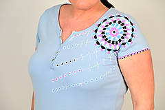 Topy, tričká, tielka - JoanesS ručně malované triko s krátkým rukávem - 16552912_