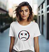 Dámske tričko - Sad Face