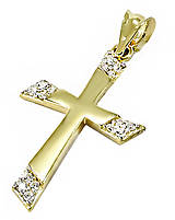 Iné šperky - zlatý krížik - 16554711_