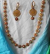 Sady šperkov - Farebné slniečka- sady šperkov chirurgická oceľ - 16557016_