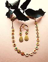 Sady šperkov - Farebné slniečka- sady šperkov chirurgická oceľ - 16557017_