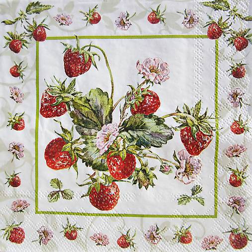 Papier - Servítka  M 296------- 25x25 cm - 16557238_