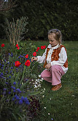 Detské oblečenie - Detské ružové menčestráky Dora - 16558317_