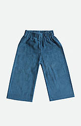 Detské oblečenie - Detské modré menčestráky Dora - 16558354_