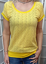 Topy, tričká, tielka - Tričko - madeira, žlutá S - XXXL - 16558812_