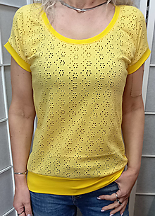 Topy, tričká, tielka - Tričko - madeira, barva žlutá S - XXXL - 16558812_