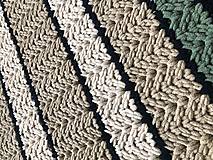 Detský textil - Deka z Alize Puffy Fine 100x80cm hnedo-čierna - 16557222_