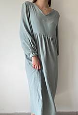 Šaty - Mušelínové šaty dlhé -Lina- - 16557374_