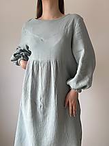 Šaty - Mušelínové šaty dlhé -Lina- - 16557375_