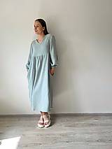 Šaty - Mušelínové šaty dlhé -Lina- - 16557377_