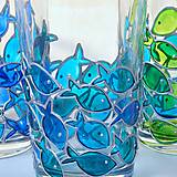 Nádoby - Sklenice vysoká – ryby - 16557270_