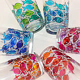 Nádoby - Sklenice vysoká – ryby - 16557271_