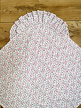 Detský textil - Ružová kvetinová zavinovačka s klasickým viazaním - D10 - 16556698_