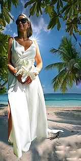 Šaty - Summer wedding dress - 16561511_