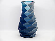 Dekorácie - Kosoštvorcová váza v rôznych farebných kombináciách / Štýlová dekorácia pre Váš domov - 16559716_