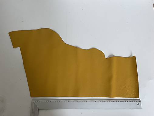 Suroviny - Zvyšok kože ”Yellow” - 16561267_