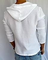 Pánske oblečenie - Pánske mušelinové tričko s kapucňou - 16560046_