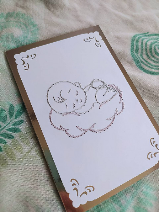 Magic card - bábätko v oblakoch