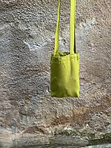 Nákupné tašky - Plátená nákupná taška upcyklovaná v zelenom - 16561047_