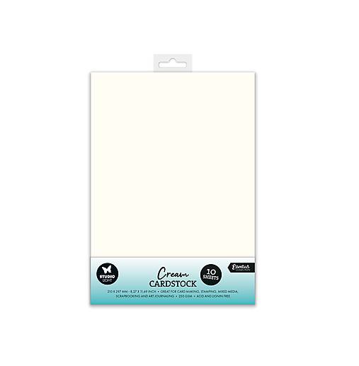 Papier - Sada maslového kartónového papiera A4 Studio Light - 16562984_