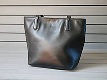 Veľké tašky - Shopper kožená kabelka - Maki - 16563828_