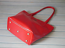Veľké tašky - Shopper kožená kabelka - Maki - 16563894_