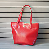 Veľké tašky - Shopper kožená kabelka - Maki - 16563895_