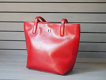 Veľké tašky - Shopper kožená kabelka - Maki - 16563896_