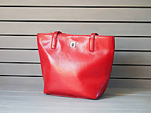 Veľké tašky - Shopper kožená kabelka - Maki - 16563899_