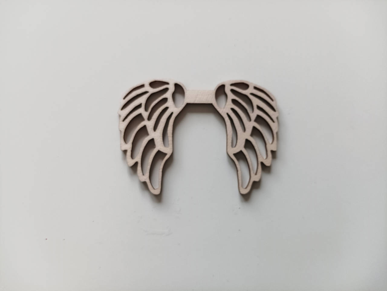 Macrame / Drevené anjelské krídla 7 cm x 5 cm
