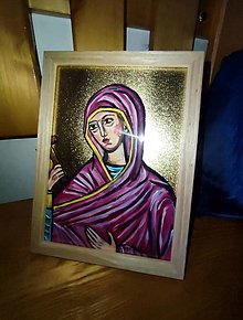 Obrazy - Panna Mária ikona obraz - 16563550_